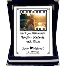 Erkeğe 14 Şubat Sevgililer Günü Hediyesi Fotoğraflı Isimli Plaket