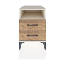 Kronos Komodin Tek Raflı 2 Çekmeceli 44x59x64 Aytaşı-çam Aytaşı