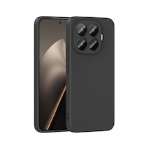 Xiaomi 15t Pro Kılıf Yumuşak Silikon Kamera Korumalı Lansman Pazarplus Siyah