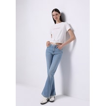 Colin's Colins Regular Fit Orta Bel Bootcut Kadın İndigo Jean Pantolon Cl1074864 Q1.v1 Dn44294 Yeşil