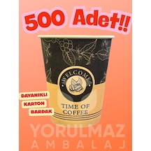 7 Oz Kalın Karton Bardak 500 7 Oz Karton Bardak 250 Li Eko Paket Dayanıklı, Sızdırmaz Tek Kullanımlık Çay & Ka Renkli