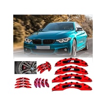 Bmw F36 M Logolu Kırmızı 17-18-19-20 Janta Uyumlu 4.lü Kaliper Kapagı