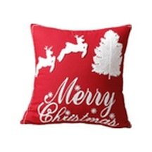 Springsun Noel Dekoratif Yastık, Pamuklu Kumaş, 45x45cm, Yılbaşı Ev Dekorasyonu, Makinede Yıkanabilir Diğer
