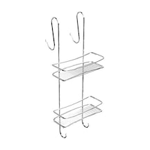 Tekno-tel Bk065 2 Katlı Duş Rafı Sabunluk, 11 X 25 X 60 Cm, Krom 6998