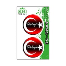 BAYRAK 4 (5X5) İKİLİ DAMLA ETİKET (DE088)