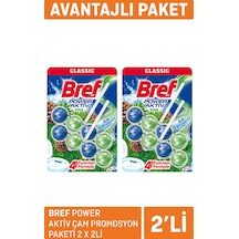 Bref Power Aktif Wc Blok Çam Pro Paketi 2 X 100 G 3'li Avantaj Paketi Mıchu