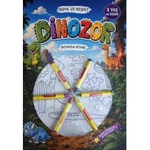 Boya Keşfet- Dinozor Boyama Kitabı - Dppq-901251