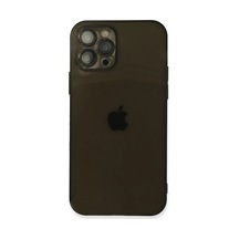 Apple İphone 12 Pro Kılıf Fly Lens Silikon - Siyah 0.2M-Çok Renkli