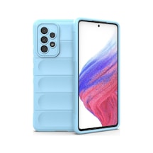 Samsung Galaxy Uyumlu A53 5g Kılıf Optimum Silikon - Sky Blue Bz8683140487164