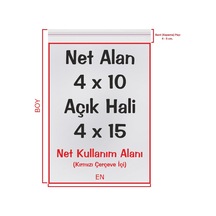 4x10+5 cm (4*15) 100 Adet - Şeffaf Bantlı Yapışkanlı OPP Jelatin