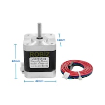 17hs8401 Nema 17 Step Motor 0.5n.m D Mil 2 Faz 1.8a 1.8 Derece 200 Adım 3d Yazıcı Printer