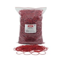 Ekoset Kauçuk Paket Ambalaj Para Lastiği 70Mm Kırmızı 1Kg