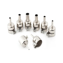 Konesam 850-860 Sıcak Hava Tabancası Nozul Seti - 8 Parça Paslanmaz Çelik Yüksek Kalite