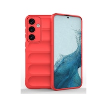 Samsung Galaxy Uyumlu S24 Kılıf Optimum Silikon - Kırmızı Bz8683140695804