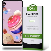 LG Uyumlu K51S Ekran Koruyucu Cam 5 Adet Ekonomik Paket (554293255)