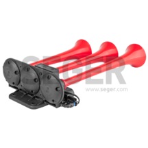 Seger 12 Volt Plastik 3 Borulu Saydırmalı Arap Dali Dali Korna