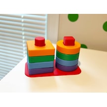 Montessori Bebek Şekil İstifleyici