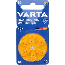 Varta 10 Kulaklık Pili 6lı Blister