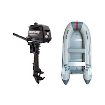Marinport 3.00 Ahşap Taban Şişme Bot + Mercury 6 Hp Deniz Motoru