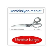 Merze 12 Numara Kumaş Kesim Makası-Pastal Kesim Makası