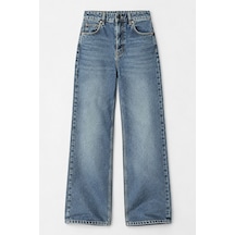 Hiccup H92 Düz Kesim Geniş Paça Denim Pantolon Mavi