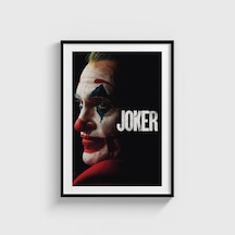 Joker 2019 Film Posteri Tablo Çerçeveli Poster Duvar Dekorasyonu Siyah Çerçeveli Tablo Siyah Çerçeveli Tablo Dn11d301sıyah