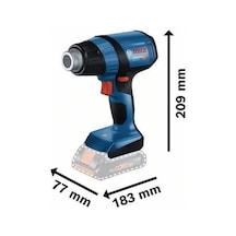 Bosch GHG 18V-50 4 Amper Tek Akülü Sıcak Hava Tabancası Bez Çantalı