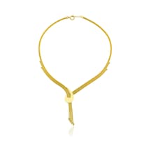 Fiyonk Kuyumculuk 14 Ayar Altın Golden Aura Kolye 001