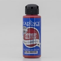 Simli Gümüş Crimson Kırmızı Hybrid Glitter Multisurface Akrilik Boya Hsg-053 Crimson Kırmızı 120ml Simli Crimson Kırmızı Simli Crimson Kırmızı