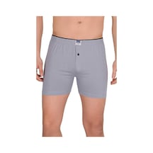10 Adet Berrak Erkek Penye Boxer Short 1099 Gri