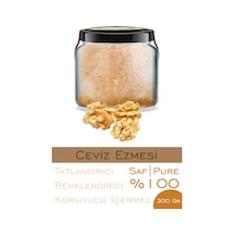 %100 Saf Ceviz Ezmesi Şeker İlavesiz Bi Kavanoz 330 Cc. Cam Kavanozda Katkısız Yerli Ceviz Ezmesi