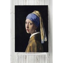 Johannes Vermeer - Inci Küpeli Kız Sanatsal Poster