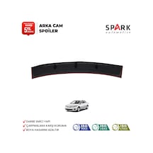 Toyata Corolla 2008-2013 Yıl Aralığı Uyumlu Arka Cam Spoyler
