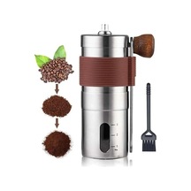 Jialan Ayarlanabilir Ayarları İle Manuel Kahve Çekirdeği Gümüş Wi Gümüş