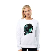 Leon & Mathilda Sevginin Gücü The Baskılı Beyaz Kadın Sweatshirt (534608452)