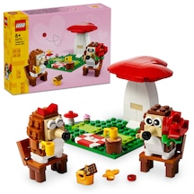 LEGO® Kirpi Pikniği 40711 – 8 Yaş ve Üzeri Çocuklar İçin Mantar Modeliive Hayvan Figürü İçeren Oyuncak Yapım Seti (166 Parça)