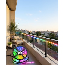 5 Metre Kumandalı Rgb Şerit Led Aydınlatma 09016886