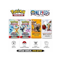 Cantex Tech Pokemon Prısmatic Evolutions And One Piece Op Series 4 Pack