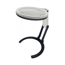 2x5x120mm 10 Ledli Masaüstü Büyüteç
