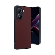 Xiaomi Poco X7 Pro Uyumlu Kılıf Aras Deri Kapak - Bordo