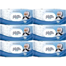 Familia Islak Havlu Mendil Mineralin Iyiliği 90 Yaprak Plastik Kapaklı 6Lı Set 540 Yaprak