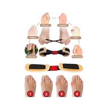 Ayak Baş Parmak Egzersiz Lastiği Hallux Valgus Bunyon Düzeltici Güçlendirici Aparat - 850294370