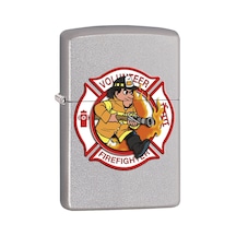Zippo Volunteer Fire Dept Reg Satin Chrome Çakmak - 49007-00062-model21