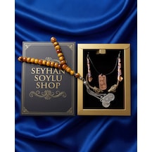 Special Seri Lüks Kitap Kutulu Bakır Takı Seti Ve Tesbih Kombini - Kolye Küpe Özel Tasarım Bileklik Yüzük 5 Parça Gösterişli Otantik Hediyelik - Doğum Günü Yıl Dönümü Sevgililer Günü Şık Hediye - S-00107