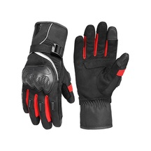 Kış Motosiklet Eldiveni - Dokunmatik Ekranlı Su Geçirmez Soğuk Hava Korumalı Siyah, 2xl