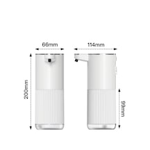 Hq Otomatik Sabunluk Banyo Aksesuarları Otomatik Sıvı Sabunluk 360 Ml Type-c White 1pcs Liquid Mode Beyaz