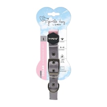 M-pets Gentle Dog Soft Boyun Tasması L Pembe Çok Renkli