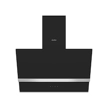 Simfer 8738 60CM Premium Dokunmatik Inox Dekorlu Cam Davlumbaz