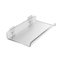 20x10x4 Cm Şeffaf Akrilik U Şeklinde Ekran Depolama Rafı Yumruksuz Banyo Duvar Depolama Rafı Beyaz