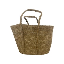 T. Concept Dekoratif Rattan Hasır Sepeti, Çok Amaçlı Düzenleme, Saklama, Sepeti 42 X 27